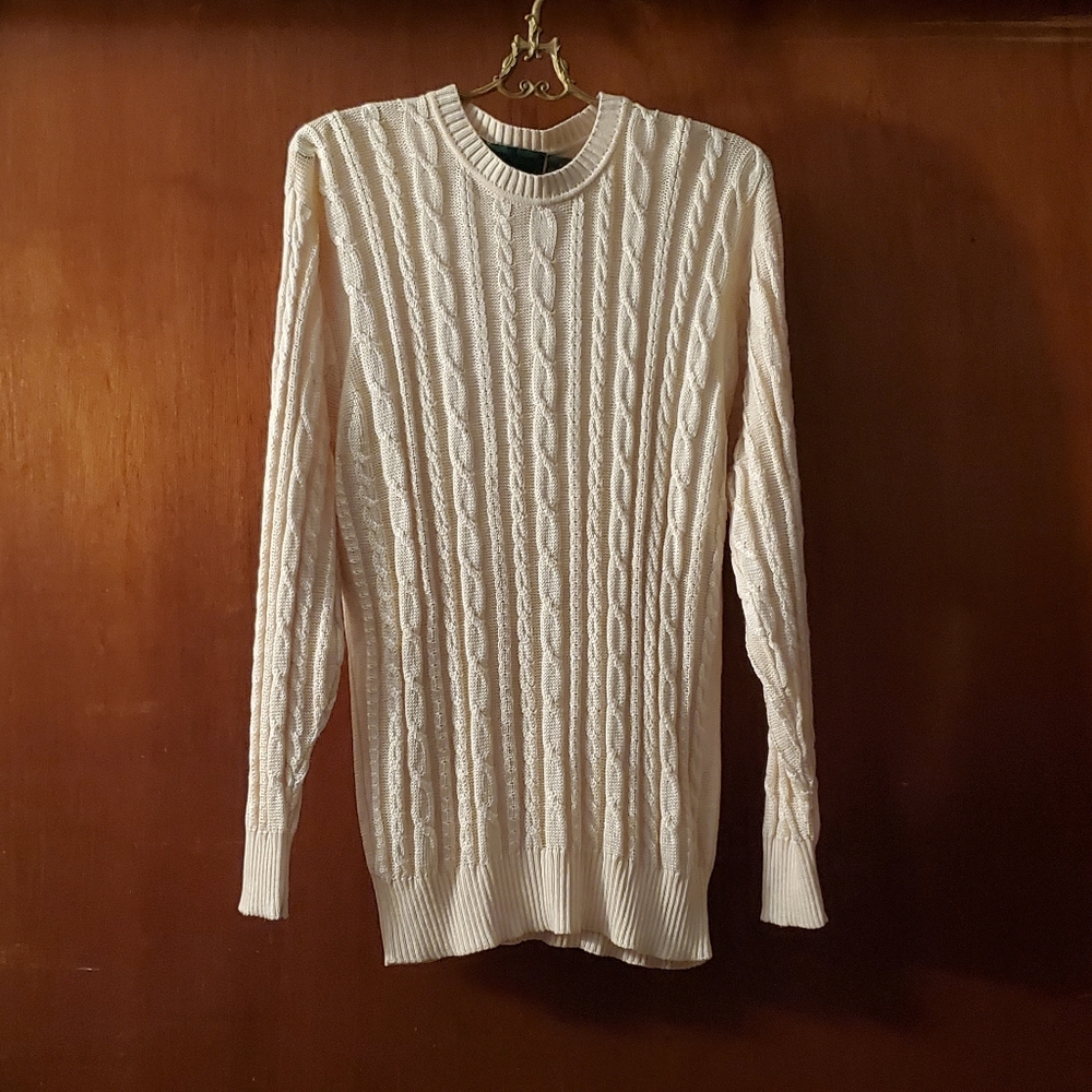Hickey Freeman Italian silk / linen golf sweater